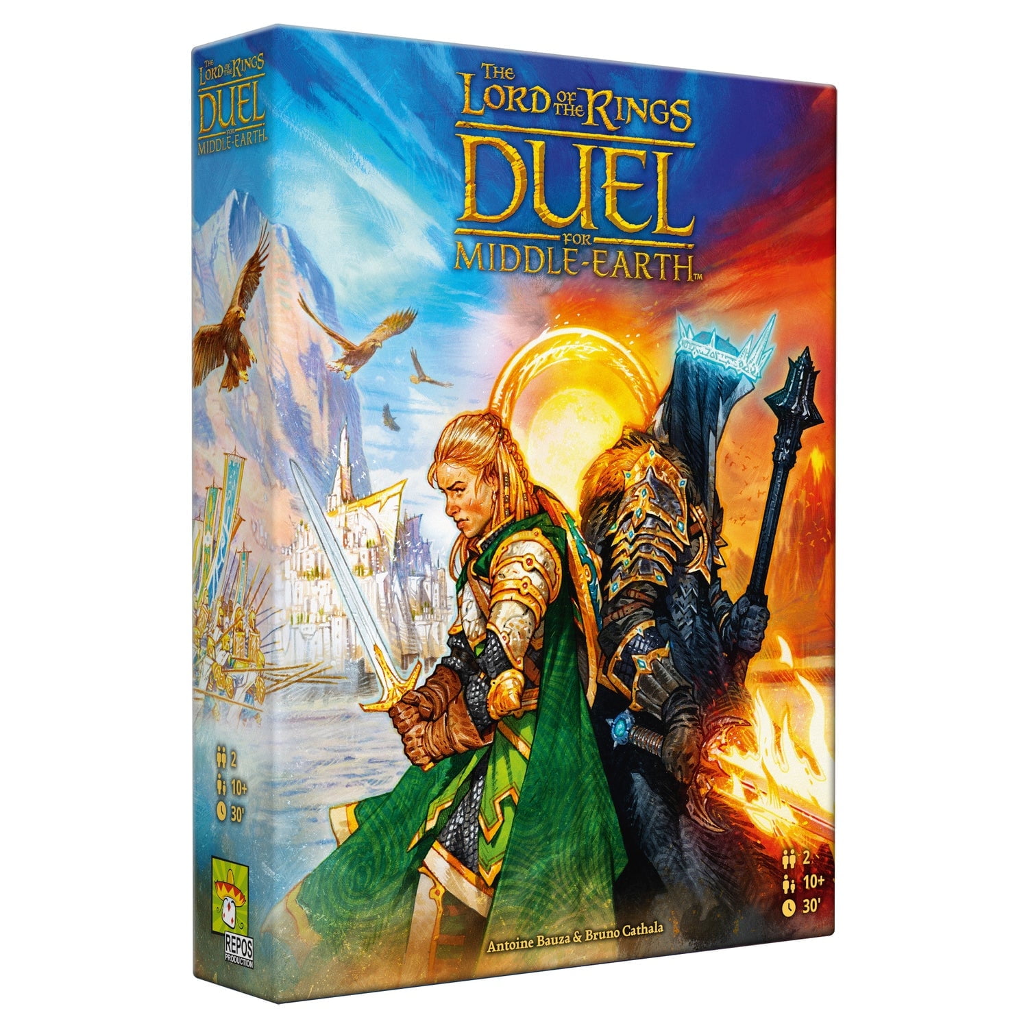 The Lord of the Rings: Duel for Middle-Earth Strategy Board Game for Ages 10+, from Asmodee