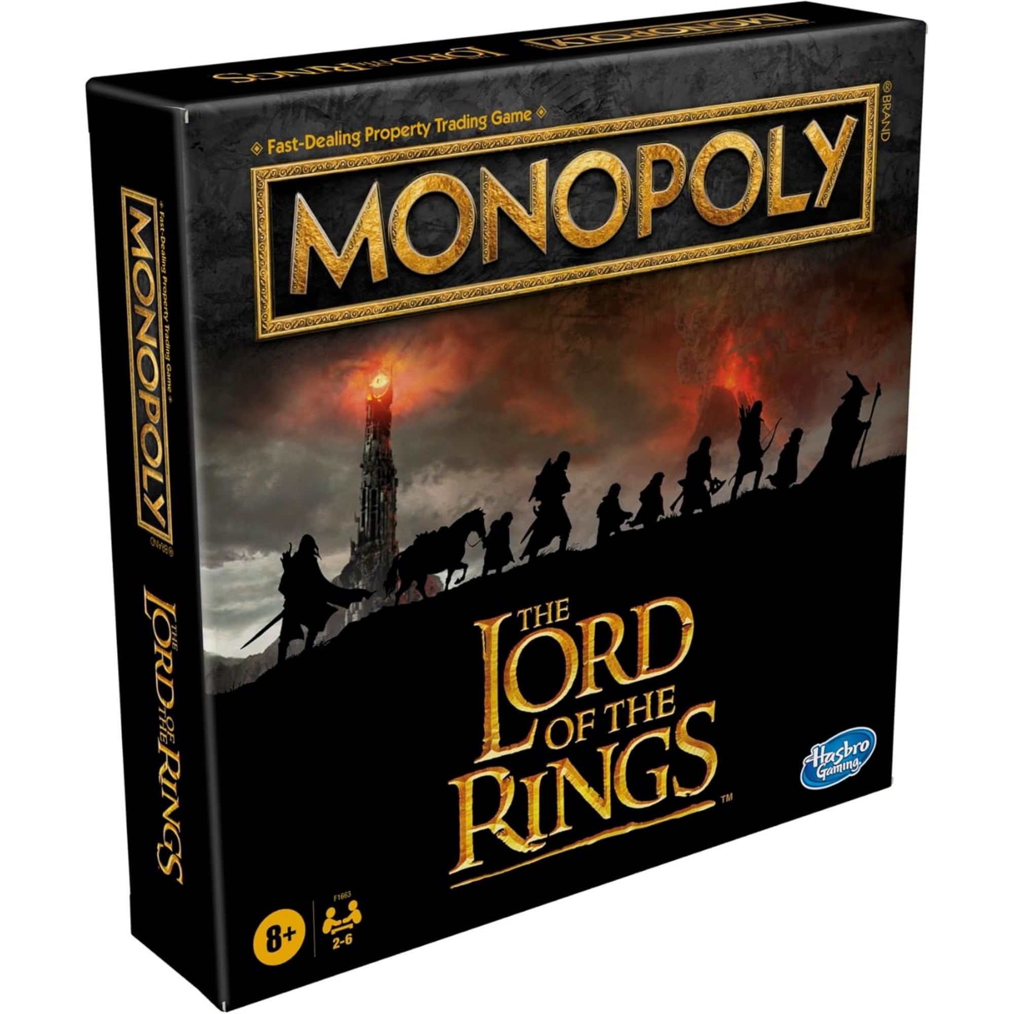 Hasbro Gaming Monopoly The Lord of the Rings Edition Board Game - Middle-Earth