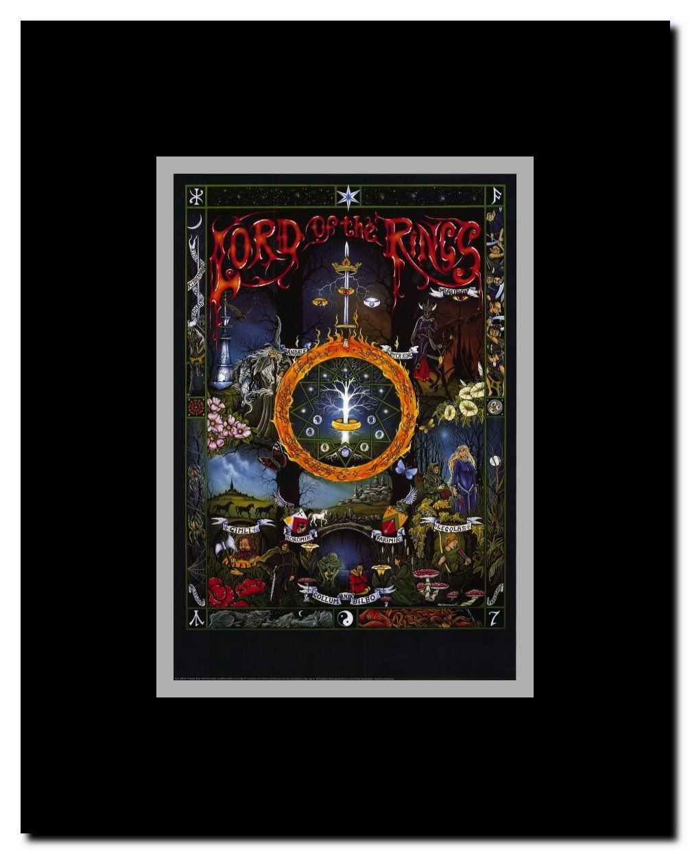 The Lord of the Rings Framed Movie Poster