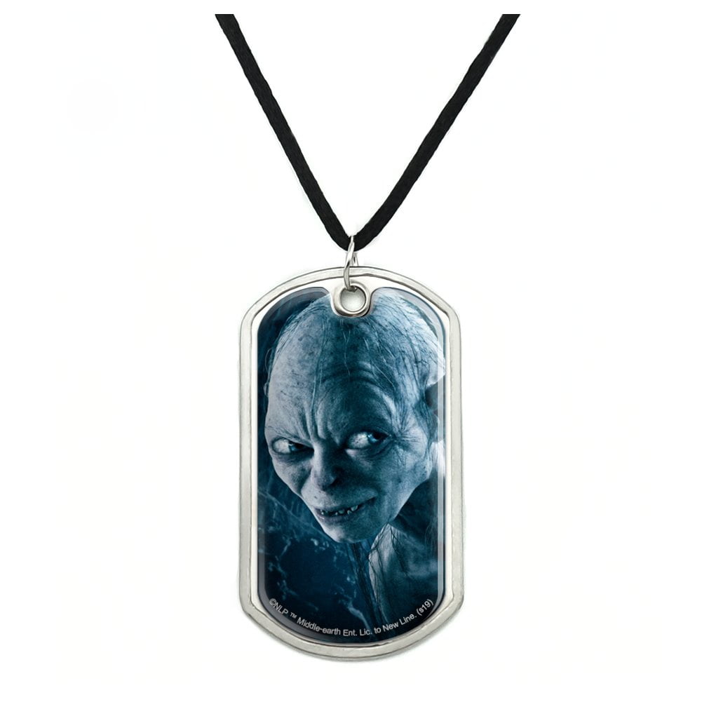 The Lord of the Rings Gollum Character Military Dog Tag Pendant ...