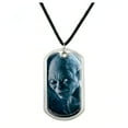 thumbnail image 1 of The Lord of the Rings Gollum Character Military Dog Tag Pendant Necklace with Cord, 1 of 5