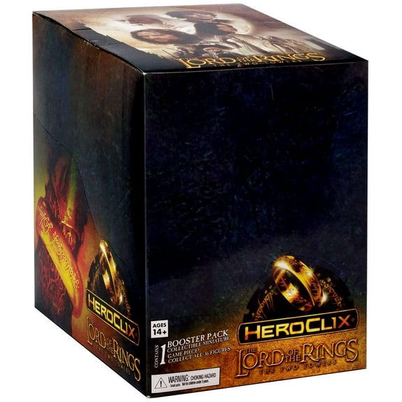 The Lord of the Rings HeroClix The Two Towers Booster Brick Box (6 Booster Bricks)