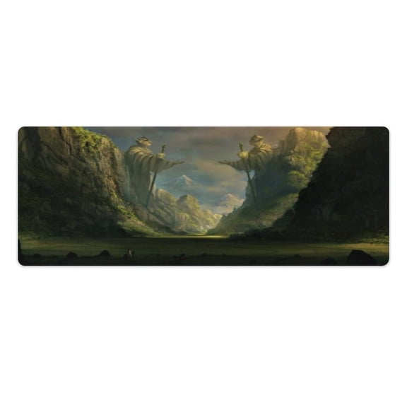 The Lord of the Rings Hobbits Mouse Pad Anime Girl The Fellowship of The Ring,Child Mouse Pad 80x30 11.8”x31.4” Rubber,Each,Besetuui
