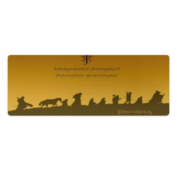 The Lord of the Rings King Theoden Mouse Pad for Gaming Art Text,Teen Mouse Pad 80x30 11.8”x31.4” Rubber,Each,Besetuui