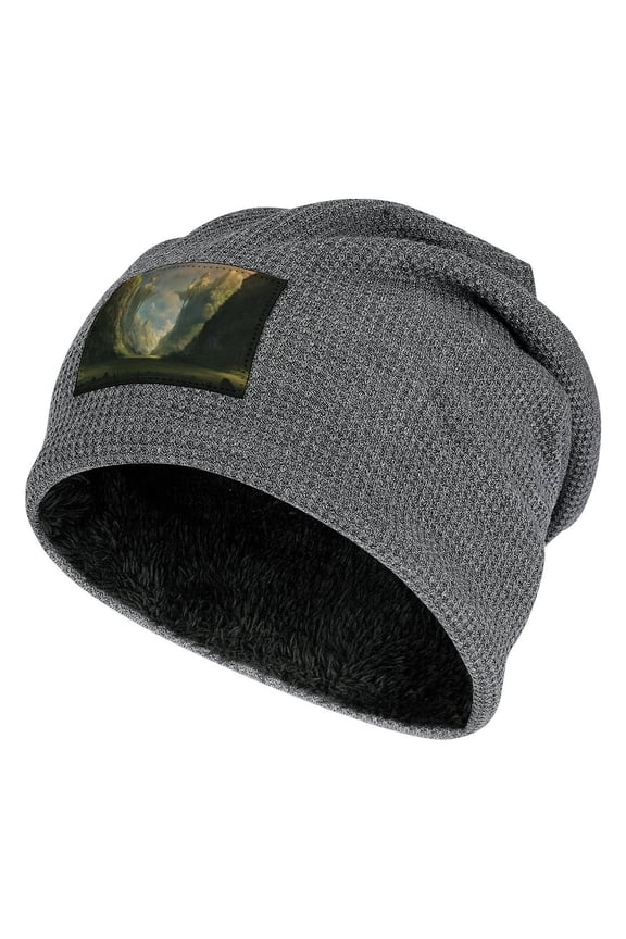 The Lord of the Rings Knitted Caps Adults Dark Gray-Style Fleece Lining One Size The Fellowship of The Ring Men Women Hats for Autumn Winter Besetuui