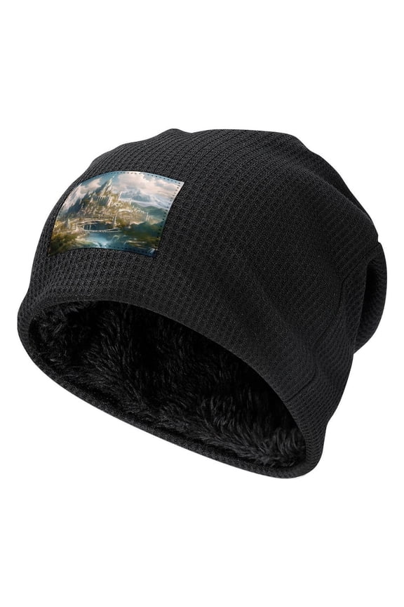 The Lord of the Rings Knitted Hat for Women Black-Style Fleece Lining One Size The Hobbit Men Women Hats for Autumn Winter Besetuui