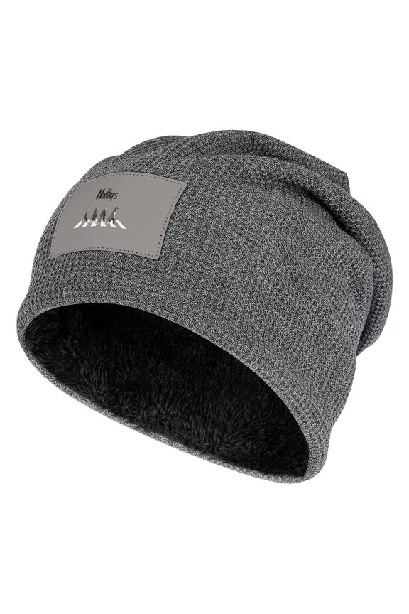 The Lord of the Rings Knitted Hats for Women Dark Gray-Style Fleece Lining One Size Minimalism Men Women Hats for Autumn Winter Besetuui