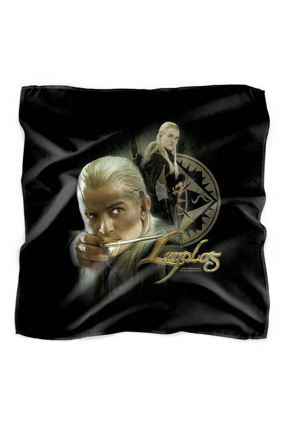 The Lord of the Rings Legolas Prince of Mirkwood Bandana (21 in x 21 in)