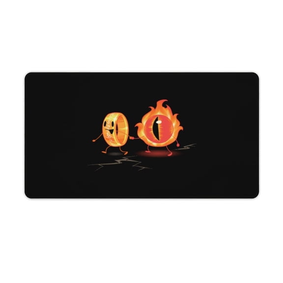 The Lord of the Rings Mouse Pad 80x30 The Eye of Sauron Simple,Teen Desk Pad Boho 15.7”X29.5” Rubber,Each,Besetuui