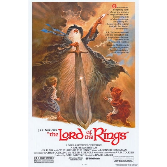 The Lord of the Rings Movie Poster (11 x 17)