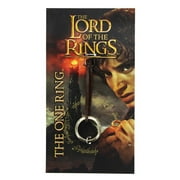 The Lord of the Rings One Ring Bronze Finish on Leather Strap