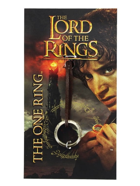 The Lord of the Rings One Ring Bronze Finish on Leather Strap