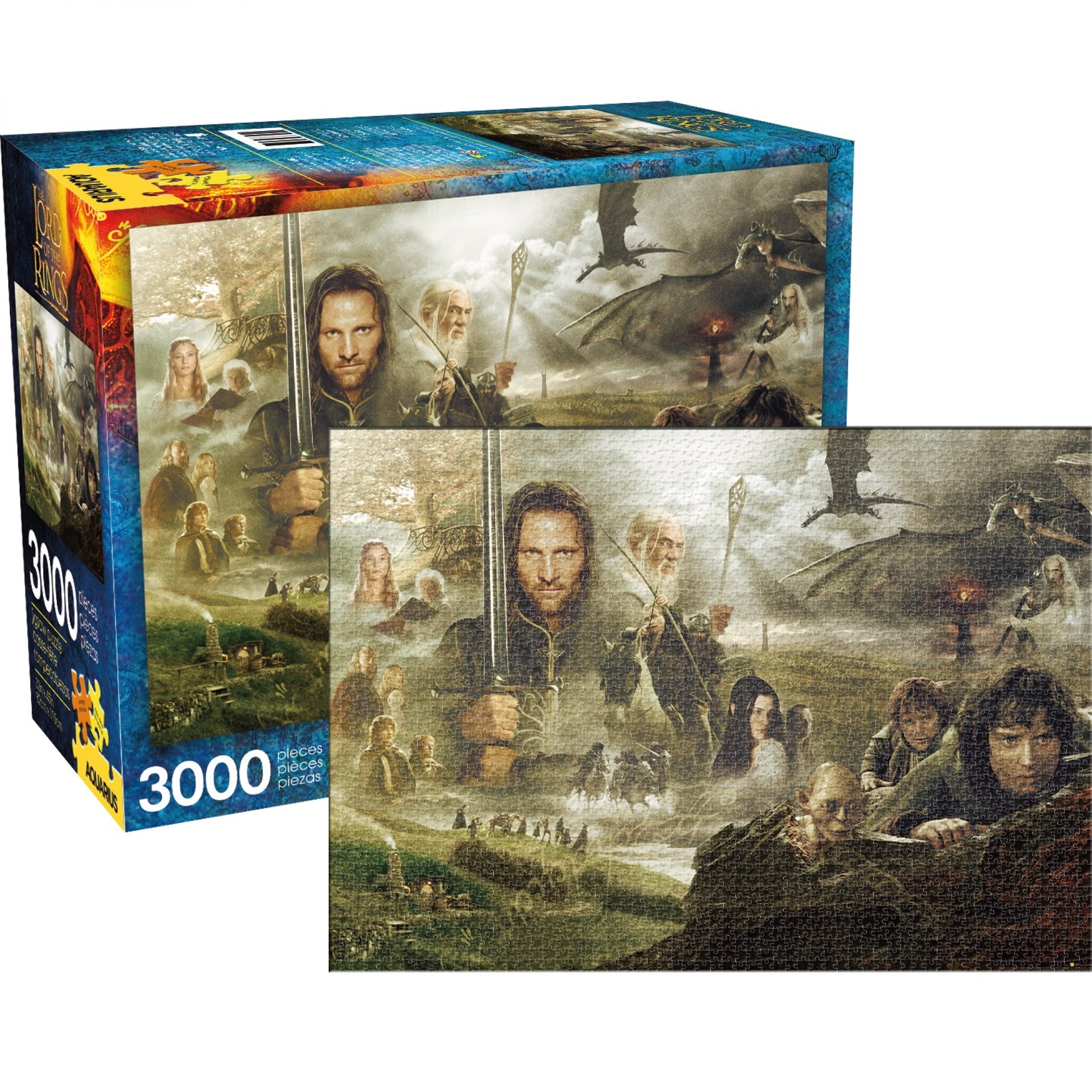The Lord of the Rings Saga 3000 Piece Jigsaw Puzzle