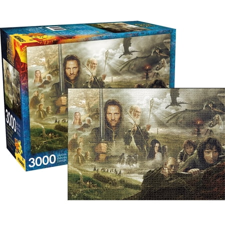 The Lord of the Rings Saga 3000 Piece Jigsaw Puzzle