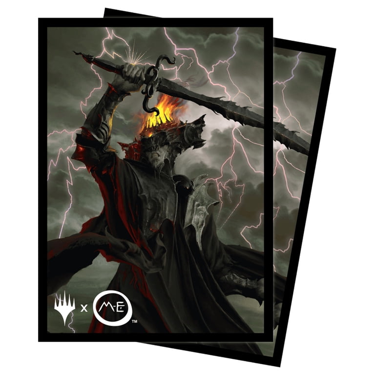 The Lord of the Rings: Tales of Middle-earth Sauron Standard Deck Protector  Sleeves (100ct) for Magic: The Gathering - Walmart.com