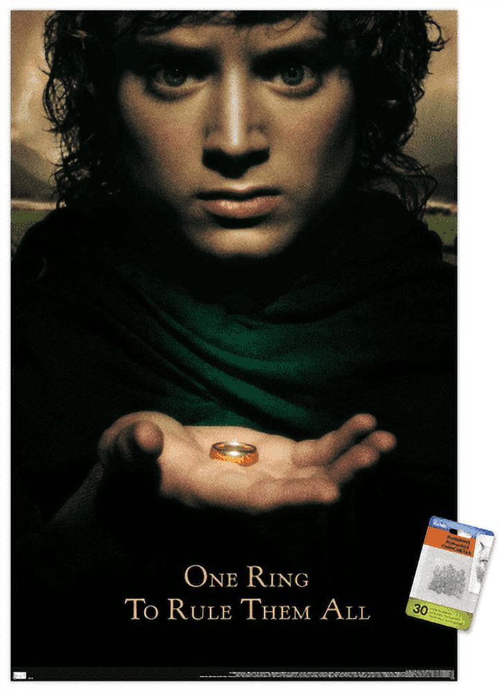 The Lord of the Rings: The Fellowship of the Ring - One Sheet Wall Poster with Pushpins, 22.375" x 34"