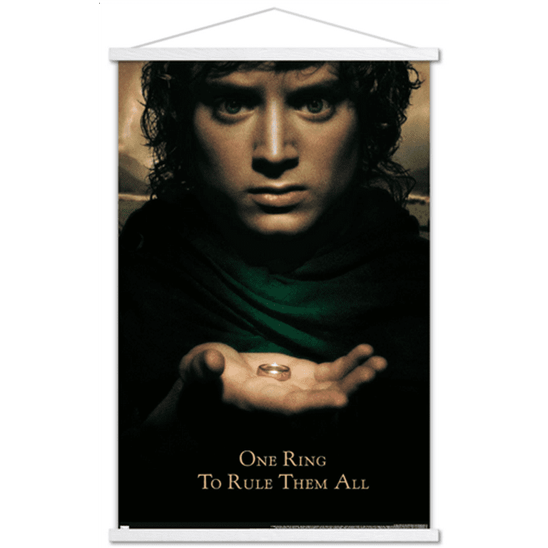 Pat mosterd Tandheelkundig The Lord of the Rings: The Fellowship of the Ring - One Sheet Wall Poster  with Wooden Magnetic Frame, 22.375" x 34" - Walmart.com