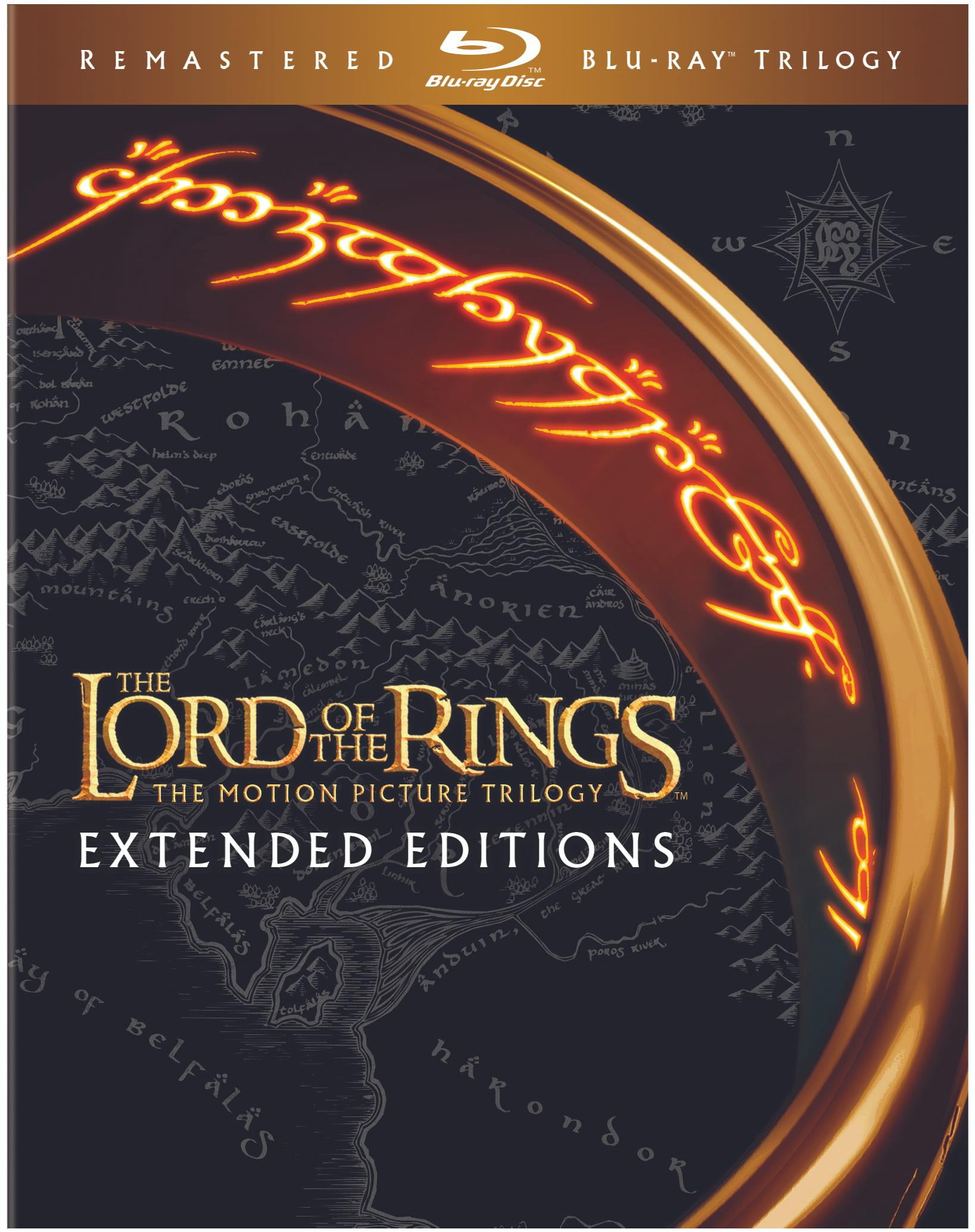 The Lord of the Rings: The Motion Picture Trilogy (Remastered Extended Edition) (Blu-ray), Action, Warner Bros.