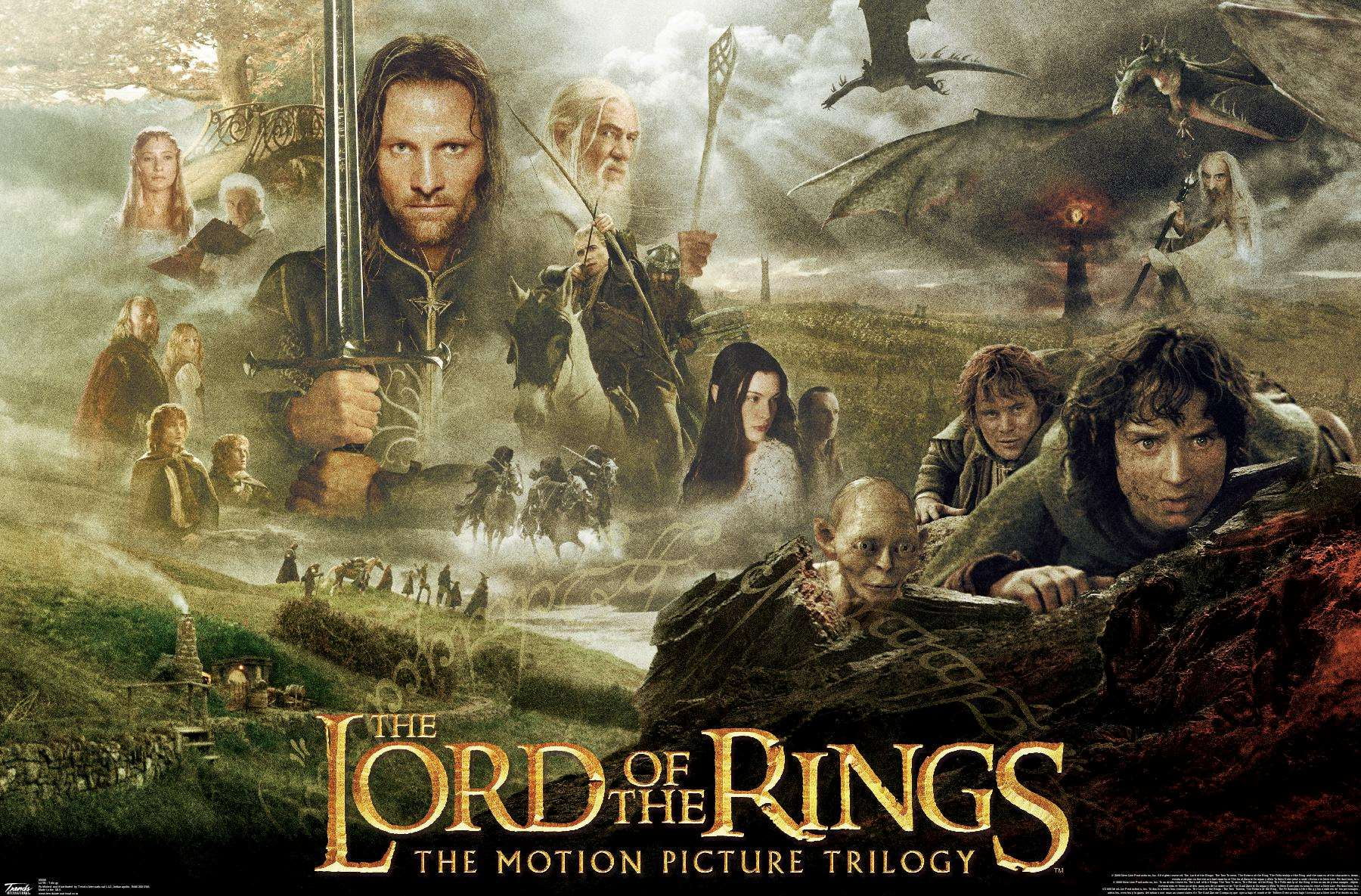 The Lord of the Rings: The Rings of Power TV Movie Poster Home Art Decor