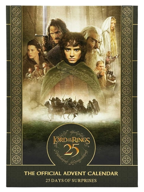 The Lord of the Rings: The Official Advent Calendar: 25 Days of Surprises, (Paperback)