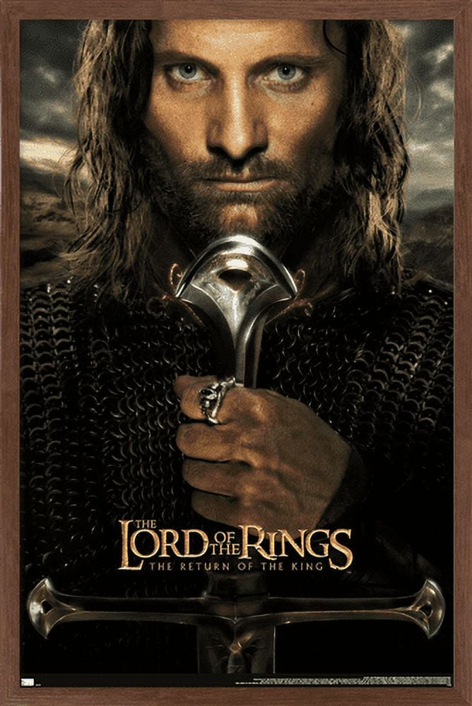 The Lord of the Rings: The Return of the King - One Sheet Wall Poster, 22.375" x 34", Framed
