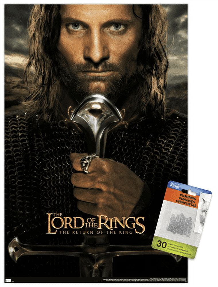 The Lord of the Rings: The Return of the King - One Sheet Wall Poster with Pushpins, 14.725" x 22.375"