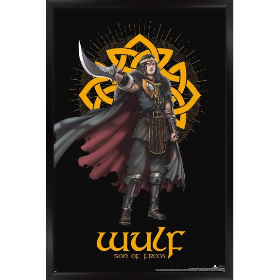 The Lord of the Rings: The War of the Rohirrim - Wulf Wall Poster, 22.375" x 34" Framed