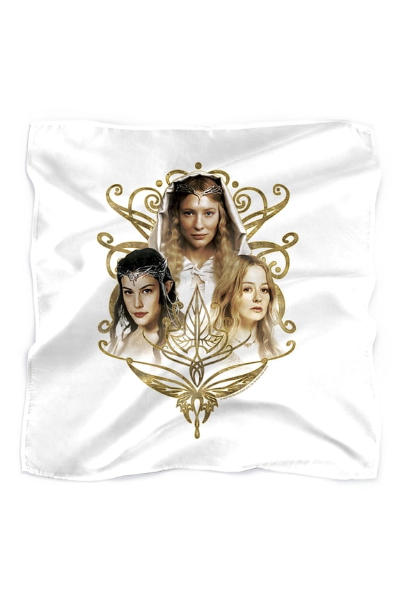 The Lord of the Rings Women of Middle Earth Bandana (21 in x 21 in)