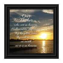 The Lord's Prayer, Our Father Prayer, Bible Verses Wall Decor, 10x10 8530