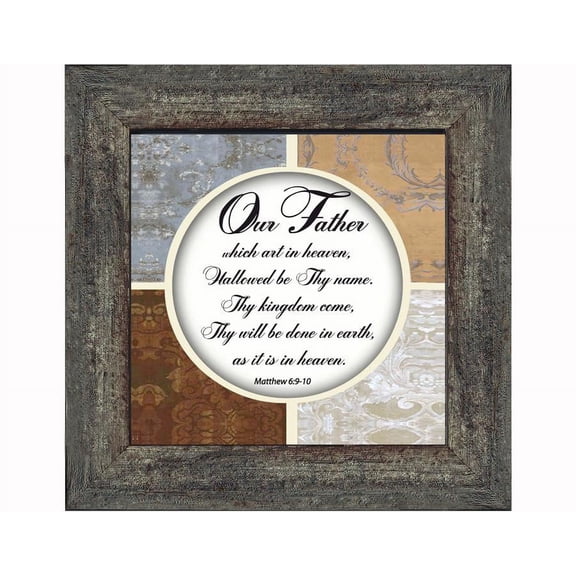 The Lord's Prayer, Our Father Prayer, Bible Verses Wall Decor, 6x6 75530