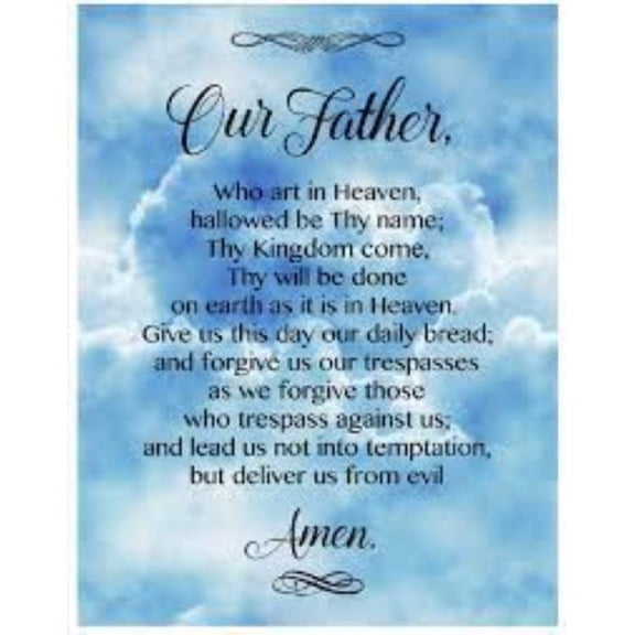 The Lord's Prayer Panel Fabric