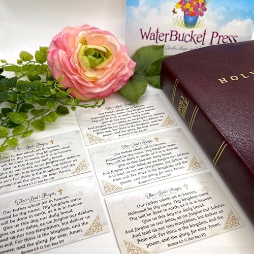The Lord's Prayer Scripture Cards, Pocket Prayer Cards, Bible Verse ...