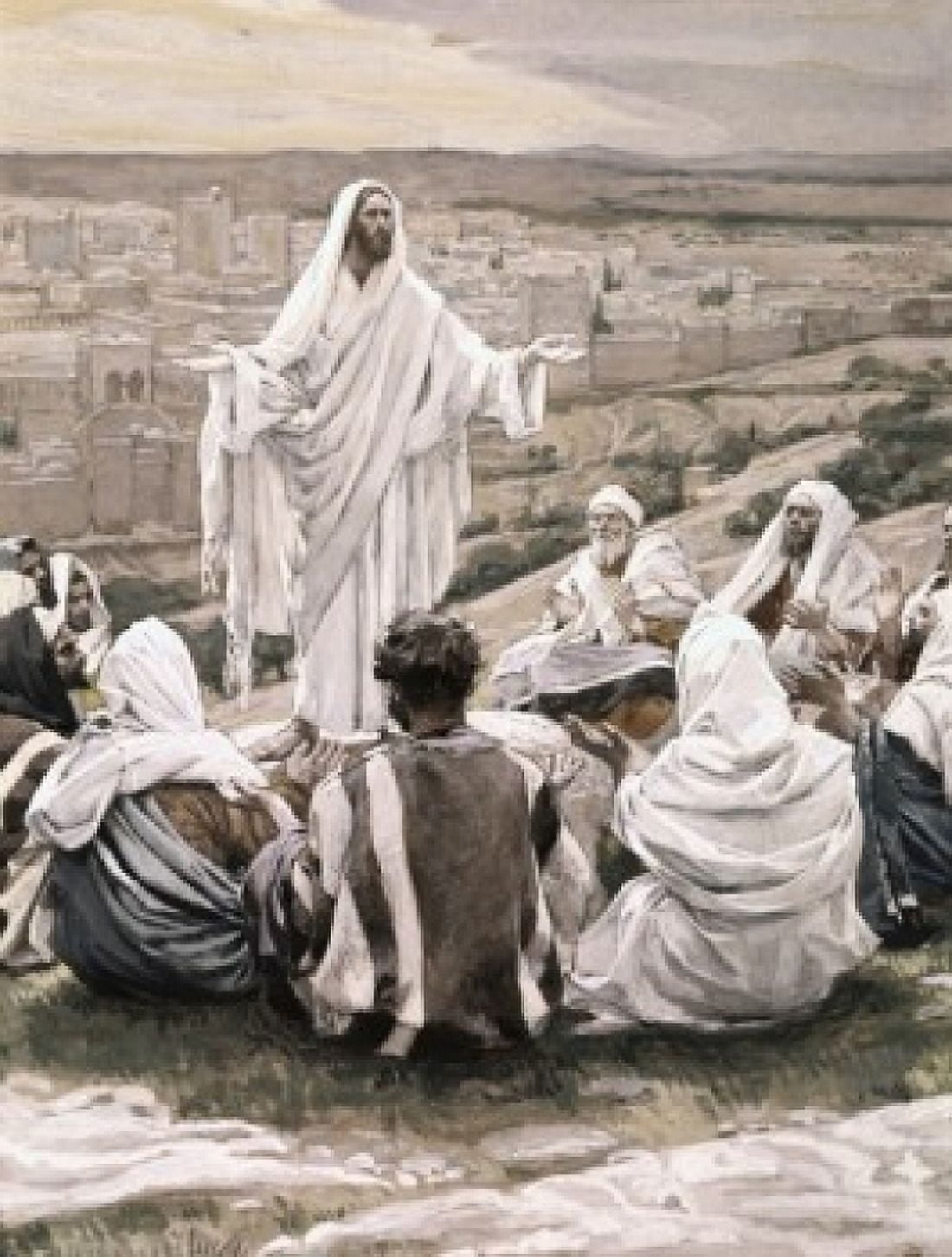 The Lords Prayer James Tissot (1836-1902 French) Canvas Art - James Tissot (24 x 36)