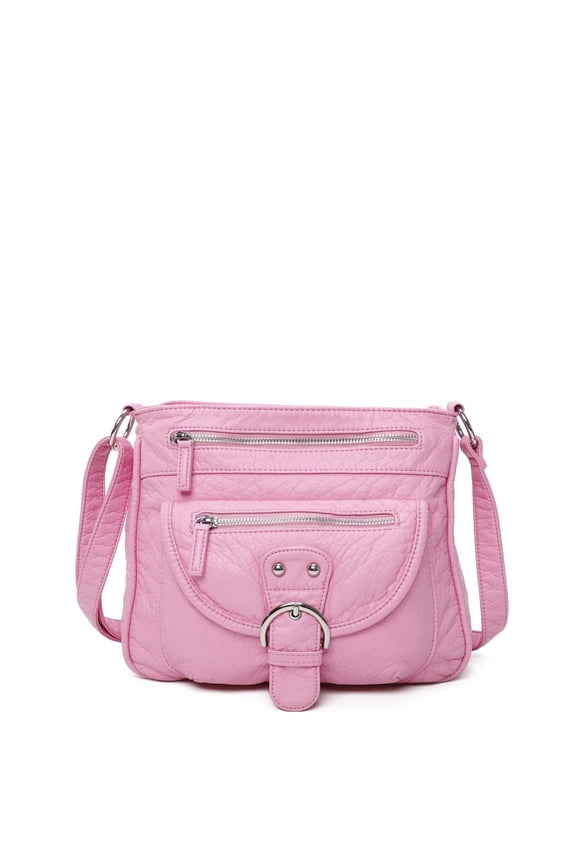 The Lorie Women Crossbody Bag by Ampere Creations - Bubble Gum Pink