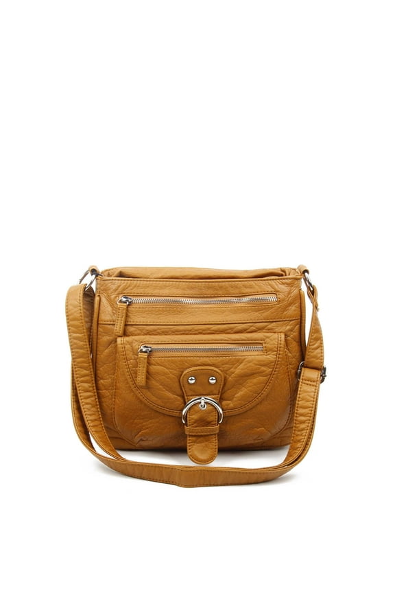 The Lorie Women Crossbody Bag by Ampere Creations - Light Brown