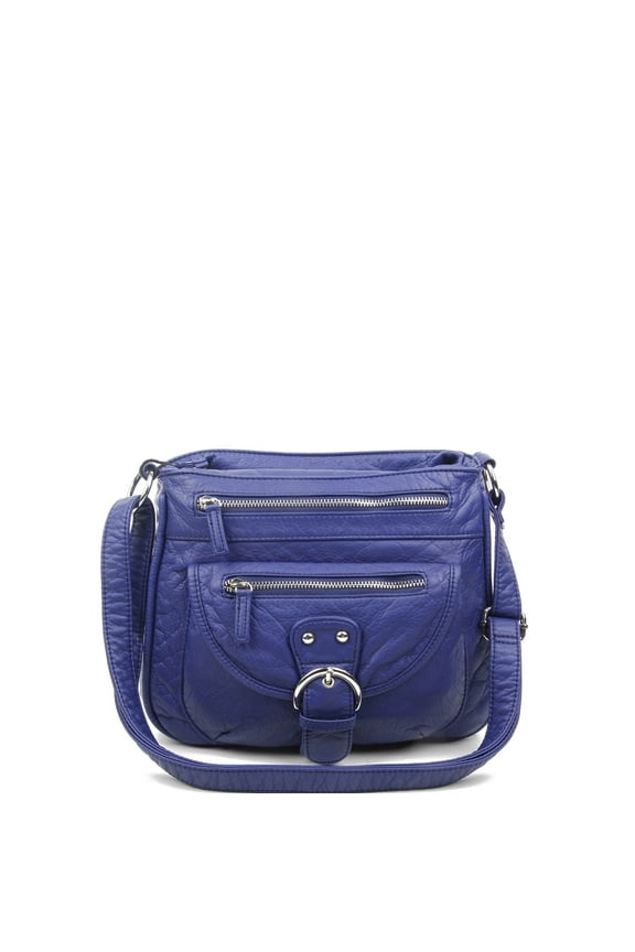 The Lorie Women Crossbody Bag by Ampere Creations - Navy Blue