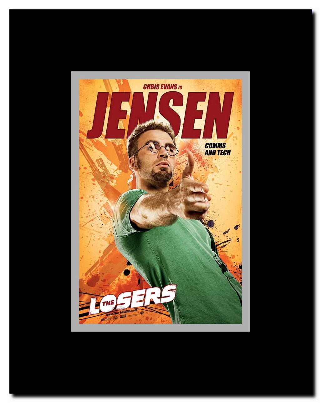 The Losers Framed Movie Poster
