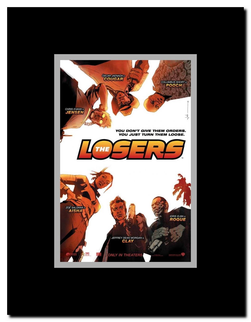 The Losers Framed Movie Poster