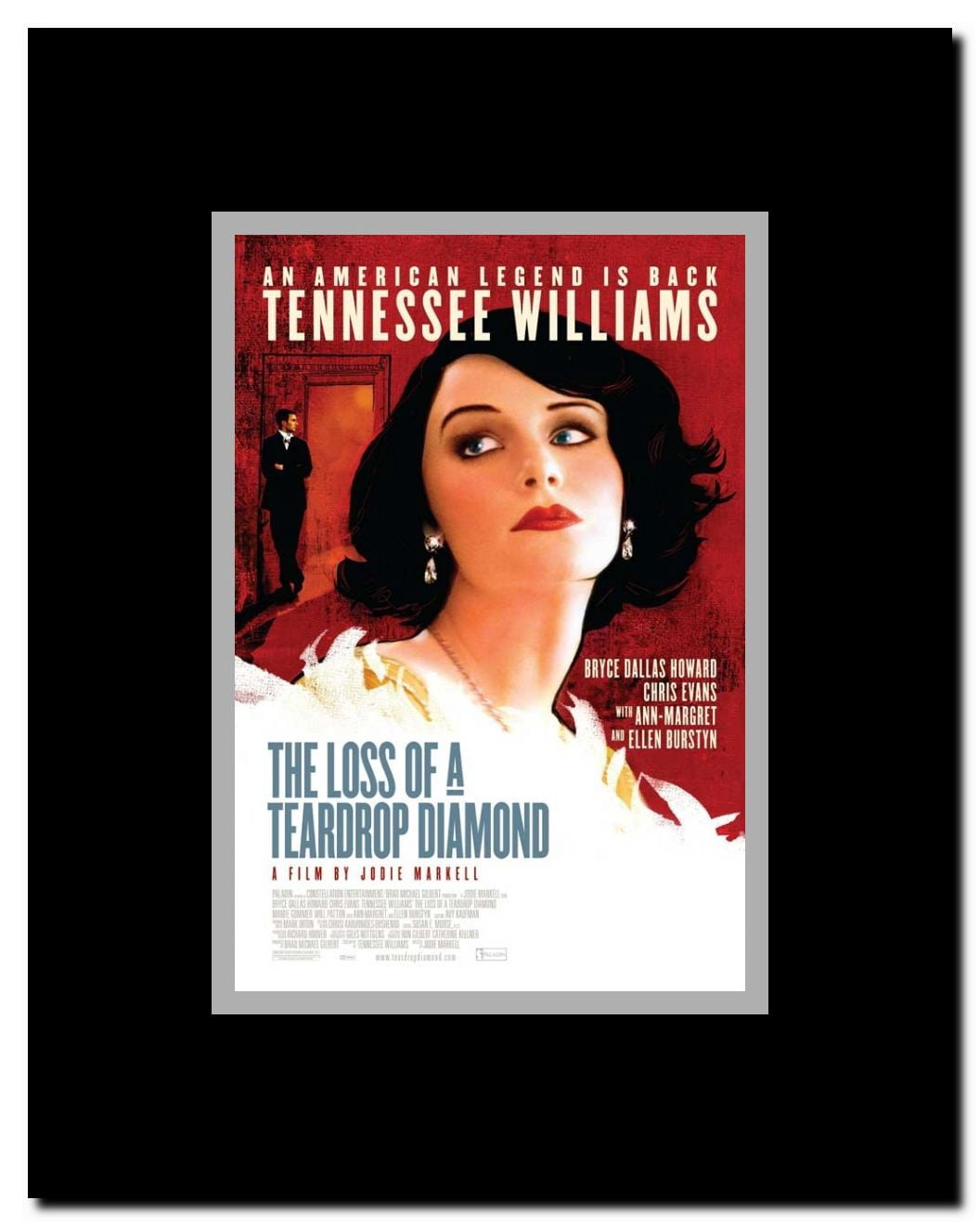 The Loss of a Teardrop Diamond Framed Movie Poster