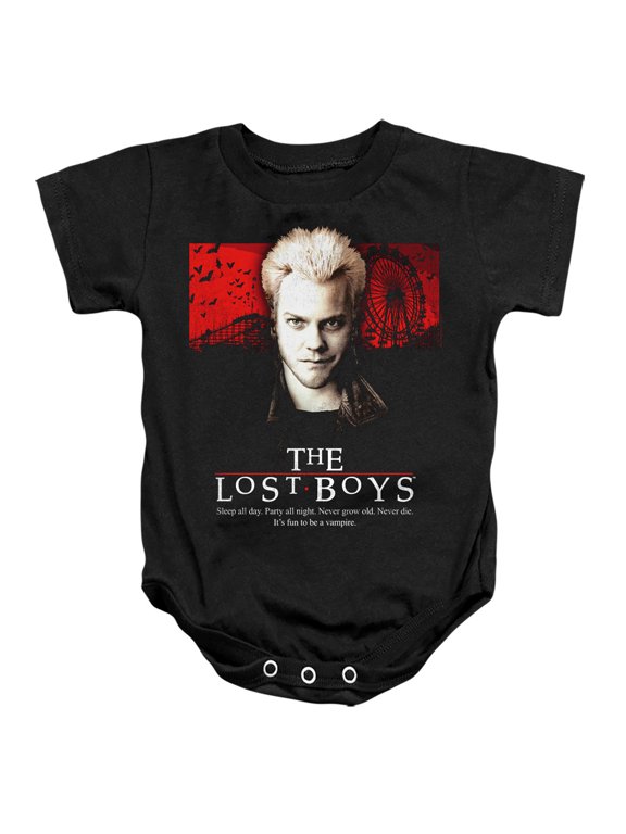 The Lost Boys Be One Of Us Unisex Infant Snap Suit for Baby (6 Months) Black