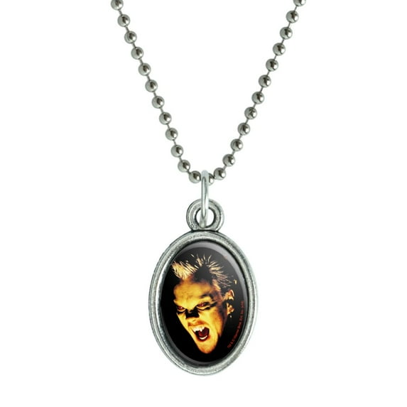 The Lost Boys David Character Antiqued Oval Charm Pendant with Chain