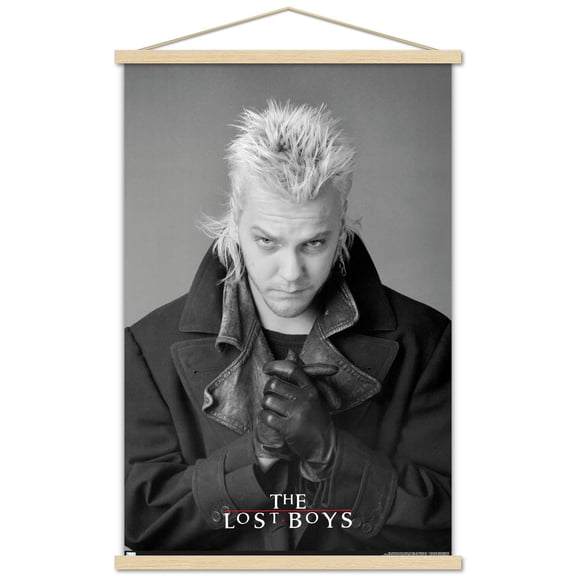 The Lost Boys - David Wall Poster with Wooden Magnetic Frame, 22.375" x 34"