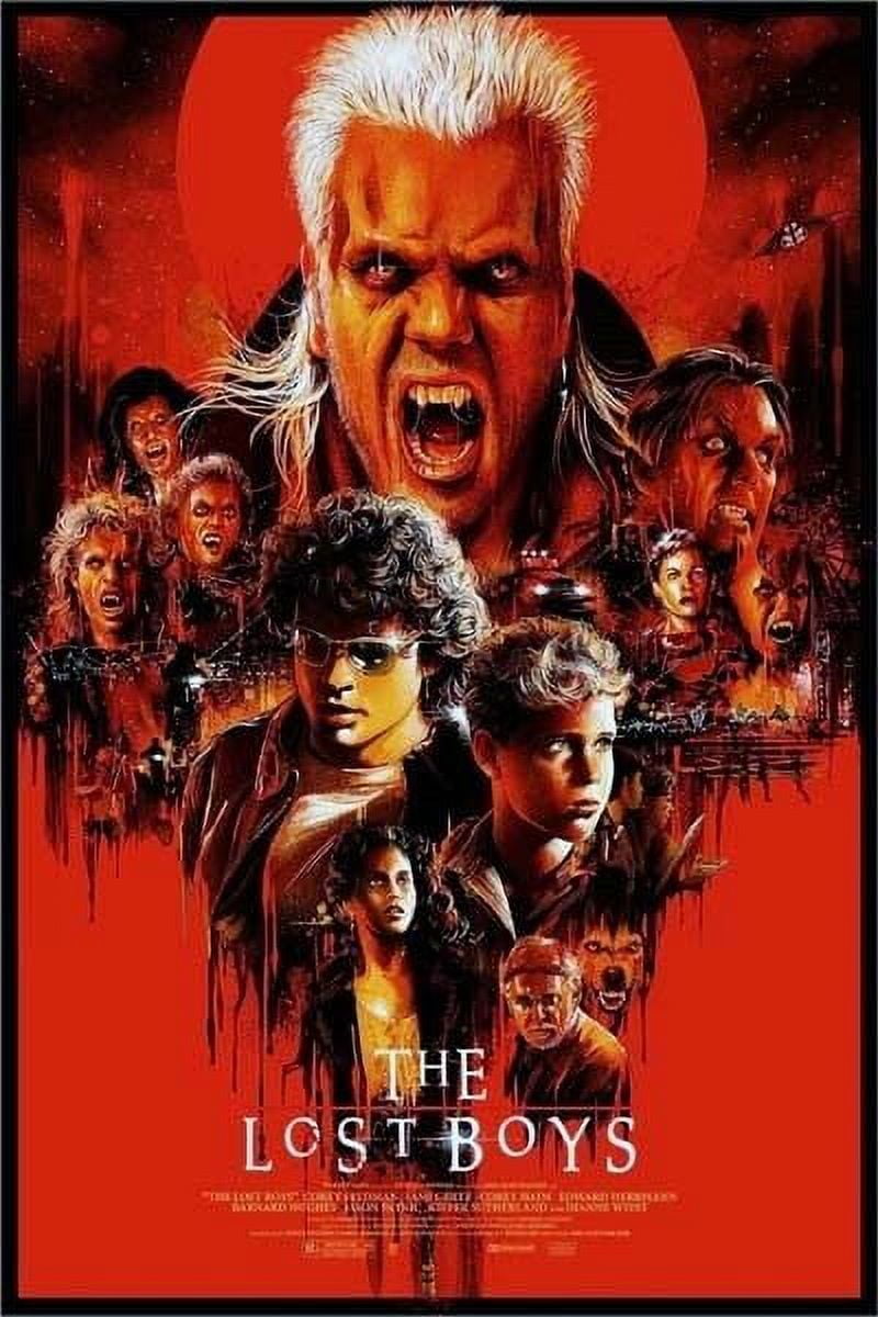 The Lost Boys Kiefer Sutherland Jason Patric Corey Haim movie poster