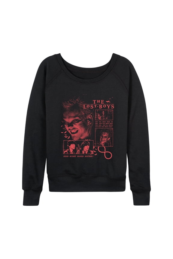 - Lost Boy Grunge - Women's French Terry Long Sleeve Pullover