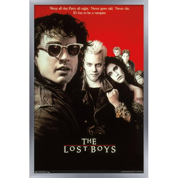 The Lost Boys - One Sheet Wall Poster, 14.725" x 22.375" Framed