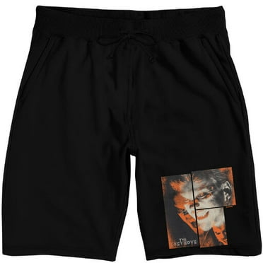 The Lost Boys Stylized David Men's Black Sleep Pajama Shorts-XXL