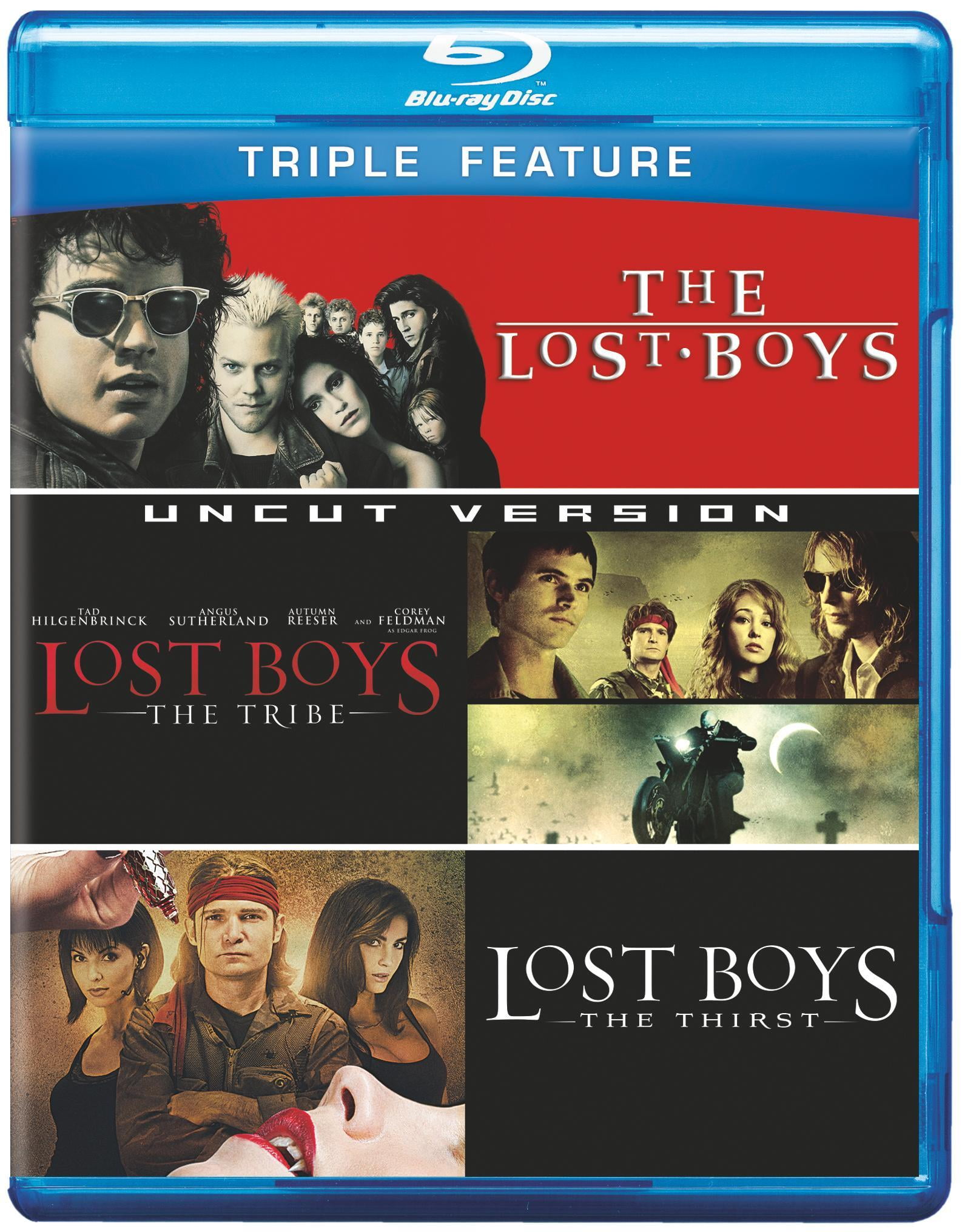 The Lost Boys /The Lost Boys: The Tribe (Uncut) / The Lost Boys: The Thirst (Blu-ray), Horror, Warner Bros.