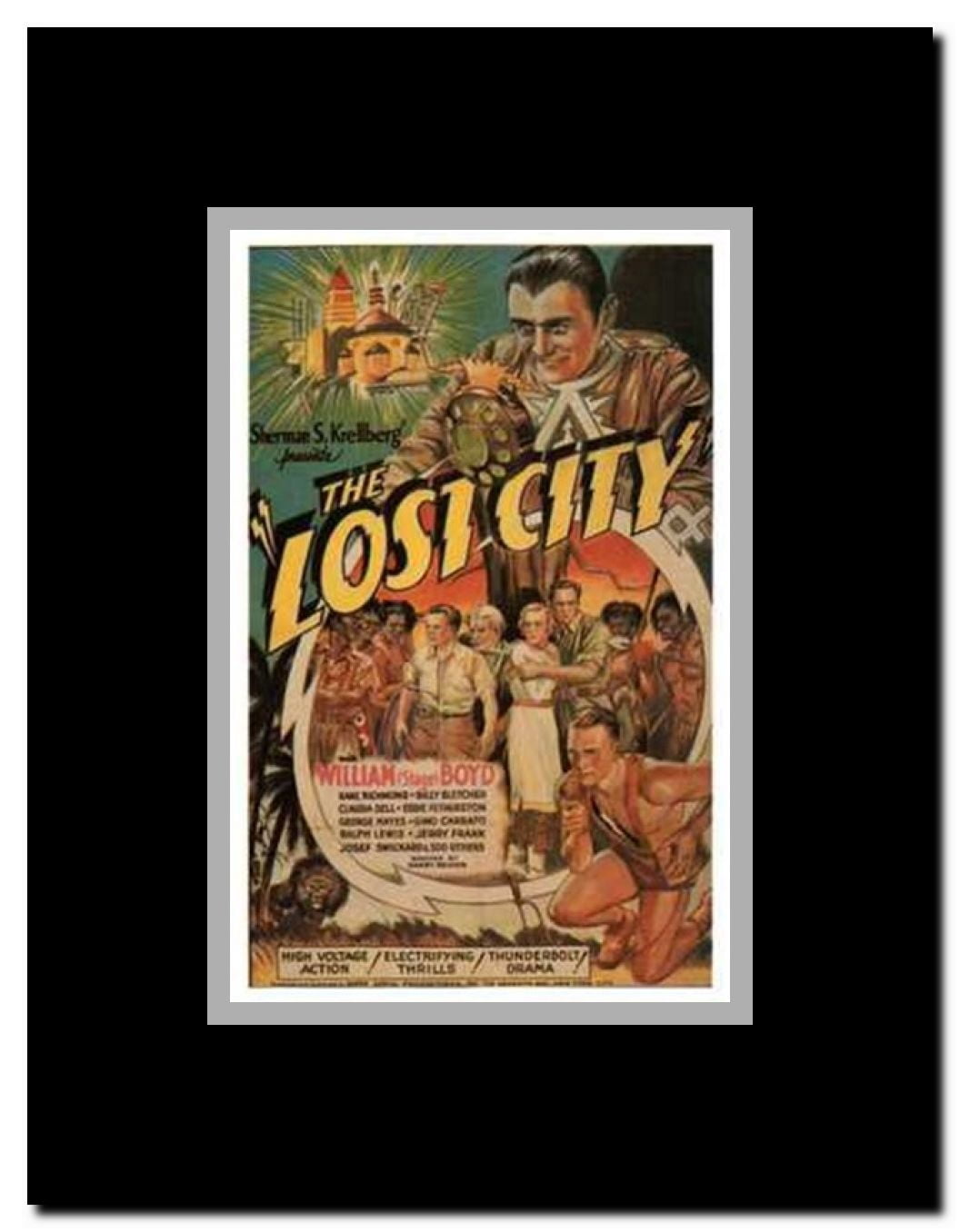 The Lost City Framed Movie Poster