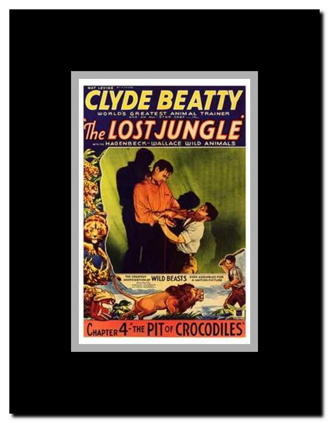 The Lost Jungle Framed Movie Poster