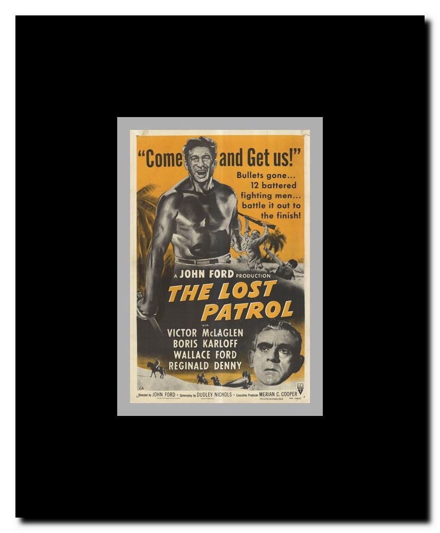 The Lost Patrol Framed Movie Poster